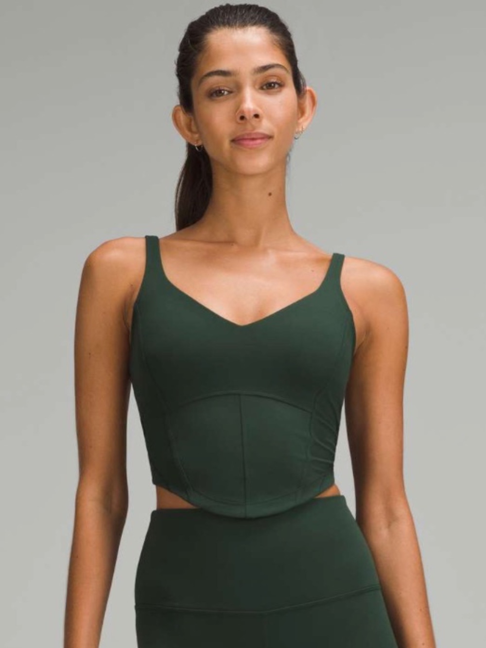 Lululemon Align Corset tank top - varsity green